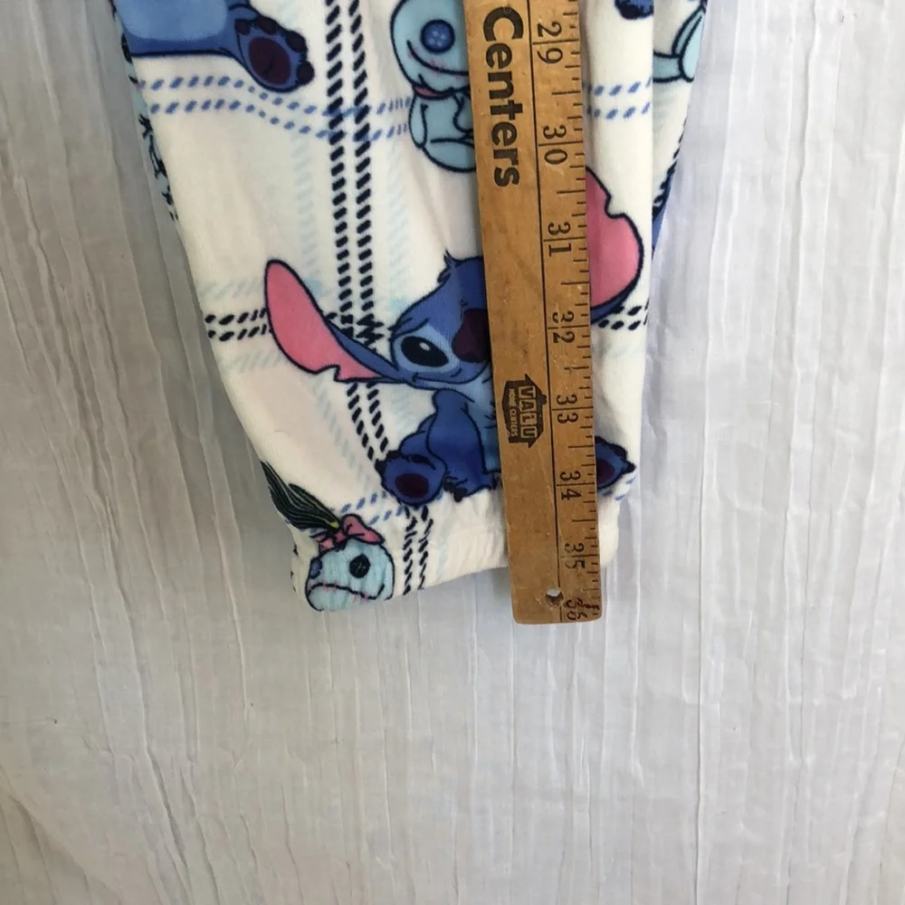 DISNEY STITCH size large unisex super soft pajama loungewear pants w/ elastic - Picture 11 of 12